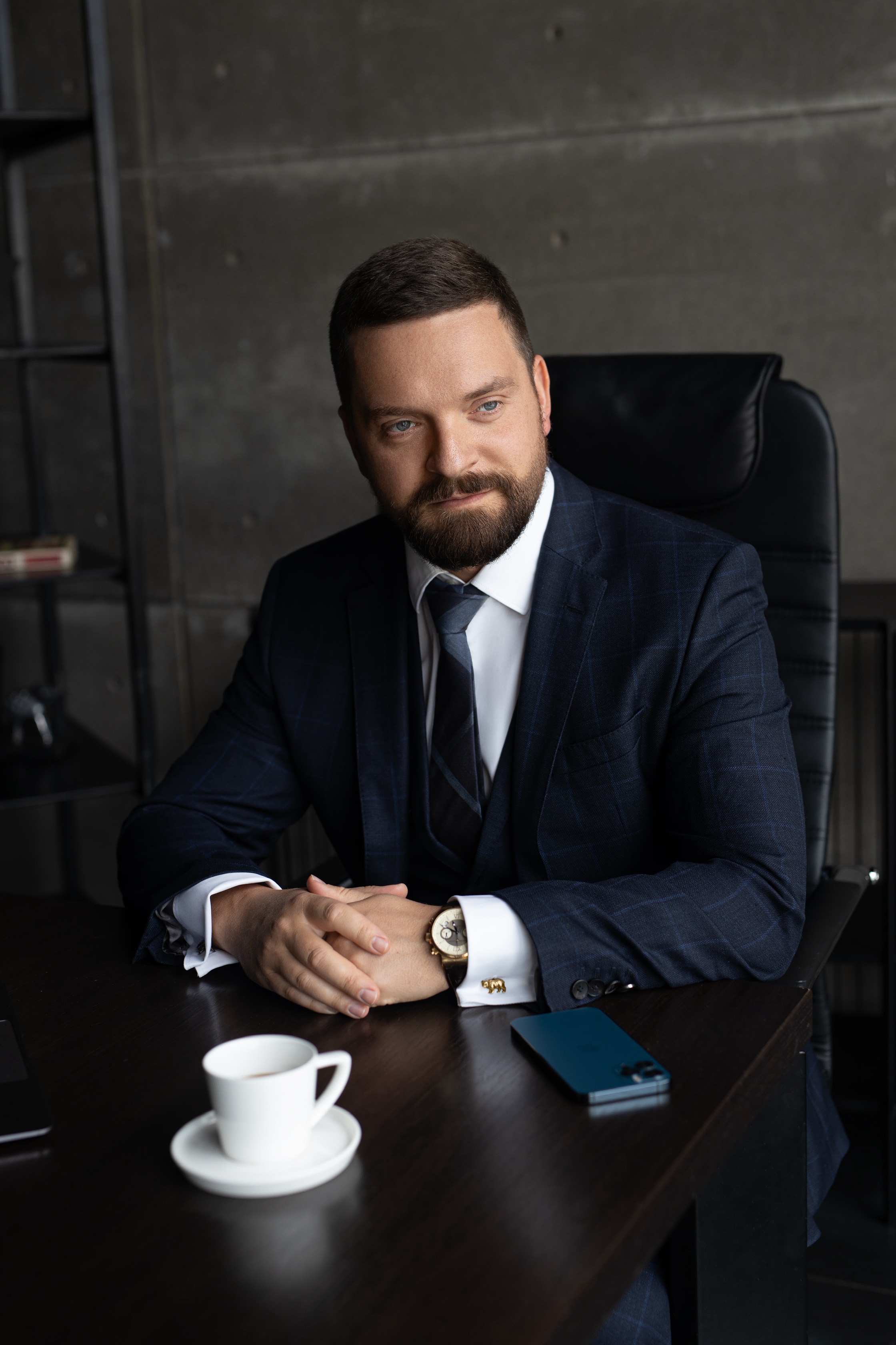 Nikita Demekhin at desk